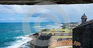 San Juan Coast from Castillo de San Cristobal Tower