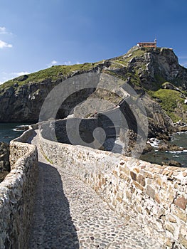 San Juan de Gazteluatxe, Vizcay, Spain photo