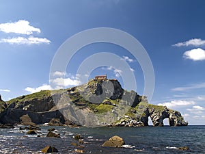 San Juan de Gazteluatxe, Vizcay, Spain photo