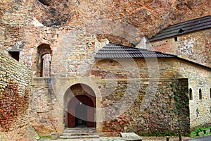San Juan de la Pena romanesque Monastery photo