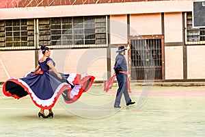 Costa Rican folk dancers, Guatemala