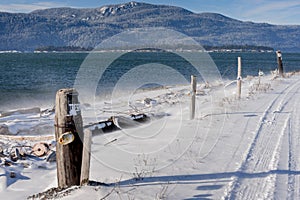 San Juan Islands Snowfall