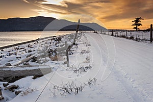 San Juan Islands Snowfall