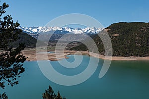 San Juan Mountains with Ridgway Reservoir