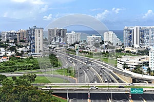 San juan puerto rico aerial view  panorama city