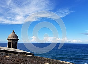 San Juan, Puerto Rico historic Fort San Felipe Del Morro.