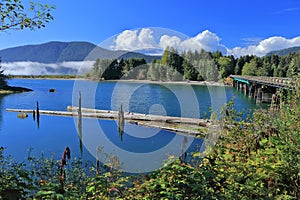 San Juan River Estuary at Port Renfrew, Southern Vancouver Island, British Columbia