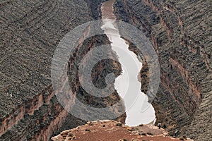 San Juan river from Goosenecks State Park