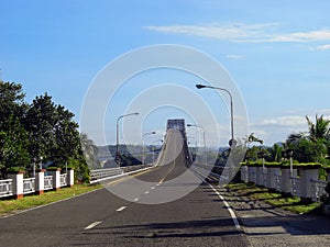 San Juanico bridge on the Philippines January 22, 2012 photo