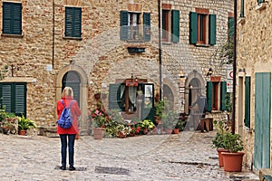 San Leo, a medieval village in northern Italy