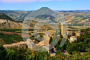 San Leo,Rimini,Emilia-Romagna,Italy-View from the fortress
