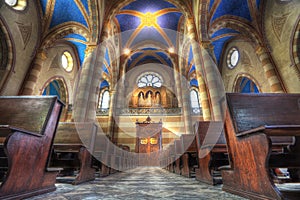 San Lorenzo cathedral interior. photo