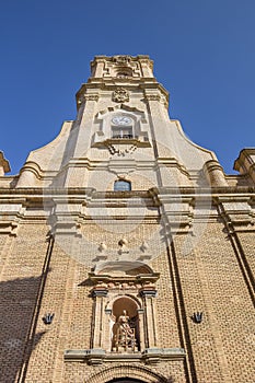 San Lorenzo church in the center of Huesca city