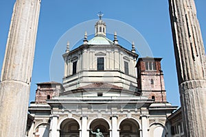 San lorenzo church in milan photo