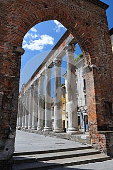 San Lorenzo columns in Milan, Italy