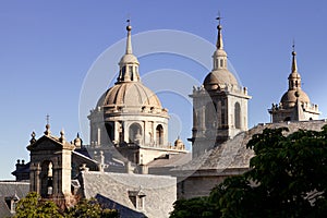San Lorenzo de El Escorial Monastery Spires, Spain photo