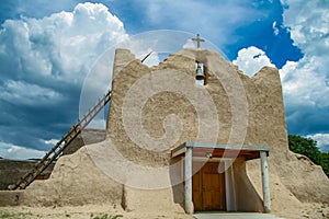 San Lorenzo de Picuris church in New Mexico