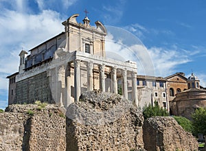 San Lorenzo in Miranda in the Roman Forum, Rome