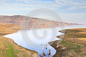 San Luis Reservoir Views in Autumn.