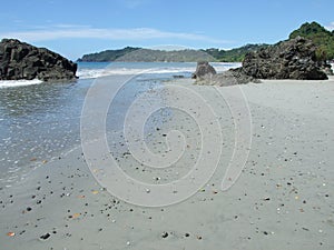 San Manuel Antonio Beach, Costa Rica, Shoreline View