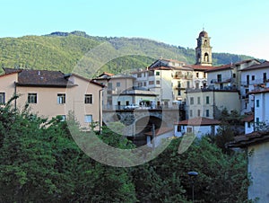 San Marcello Pistoiese, province of Pistoia, Tuscany. Beautiful  town in the mountains. photo