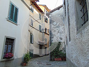 San Marcello Pistoiese, province of Pistoia, Tuscany. Historical center of the town photo
