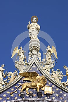 San Marco Basilica - Fragment. Venice, Italy. photo