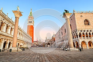 San Marco square and Doges Palace, Venice, Italy