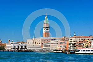 San marco square on a sunny day in Venice,Italy 2015 April