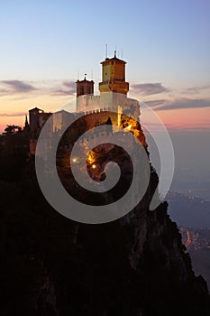 San Marino, castle photo