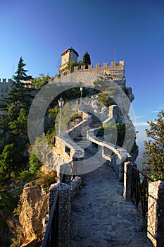 San Marino, castle photo