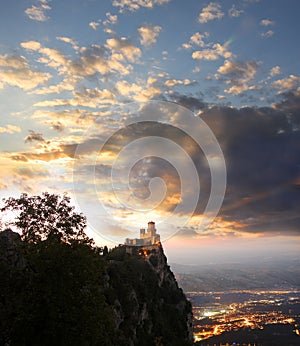 San Marino, castle photo