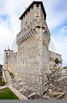 San Marino first tower: la Rocca or Guaita