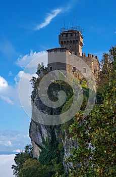 San Marino, Italy. Second tower: the Cesta or Fratta