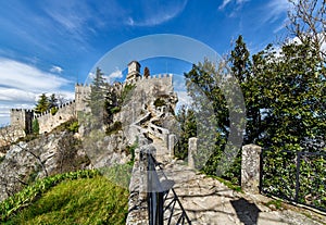 San Marino medieval castle. Rocca Guaita