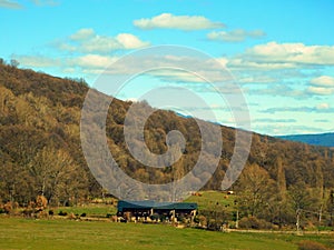 San Martin of Castaneda and lake of Sanabria, Zamora, spain photo