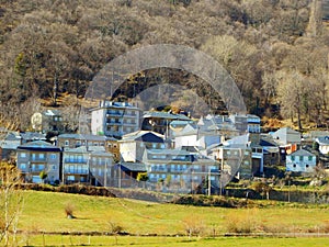 San Martin of Castaneda and lake of Sanabria, Zamora, spain photo