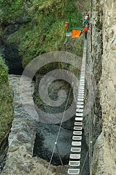 San Martin Suspended Bridge