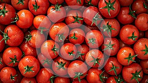 San Marzano tomatoes seen from above and very fresh, multitude of tomatoes, tomatoes wallpaper