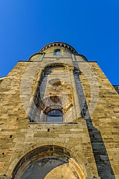 San Michele Sacra Abbey Exterior Detail View