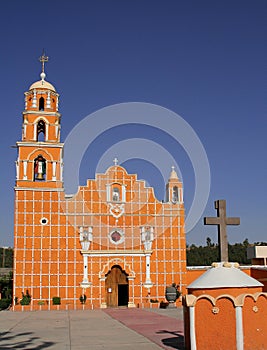 San miguel almoloyan church near toluca city, mexico II photo