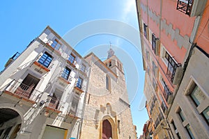 San Miguel church old building Segovia Spain