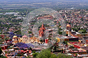 San miguel de allende in guanajuato, mexico. photo