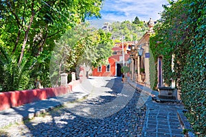 San Miguel de Allende, Benito Huarez park in Zona Centro in historic city center photo