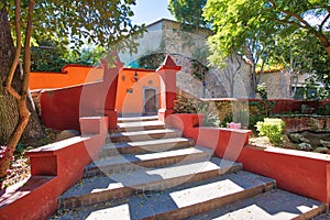 San Miguel de Allende, Benito Huarez park in Zona Centro in historic city center photo