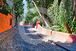 San Miguel de Allende, Benito Huarez park in Zona Centro in historic city center photo