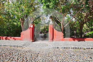 San Miguel de Allende, Benito Huarez park in Zona Centro in historic city center photo