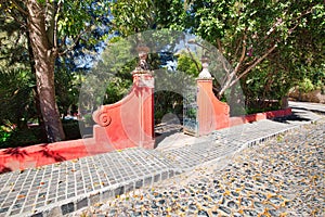 San Miguel de Allende, Benito Huarez park in Zona Centro in historic city center photo