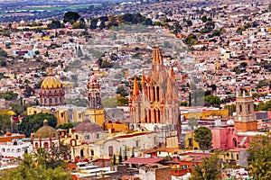 San Miguel de Allende Mexico Miramar Overlook Parroquia