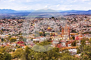 San Miguel de Allende Mexico Miramar Overlook Parroquia